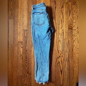 Abercrombie Curve Love High Rise Mom Jeans